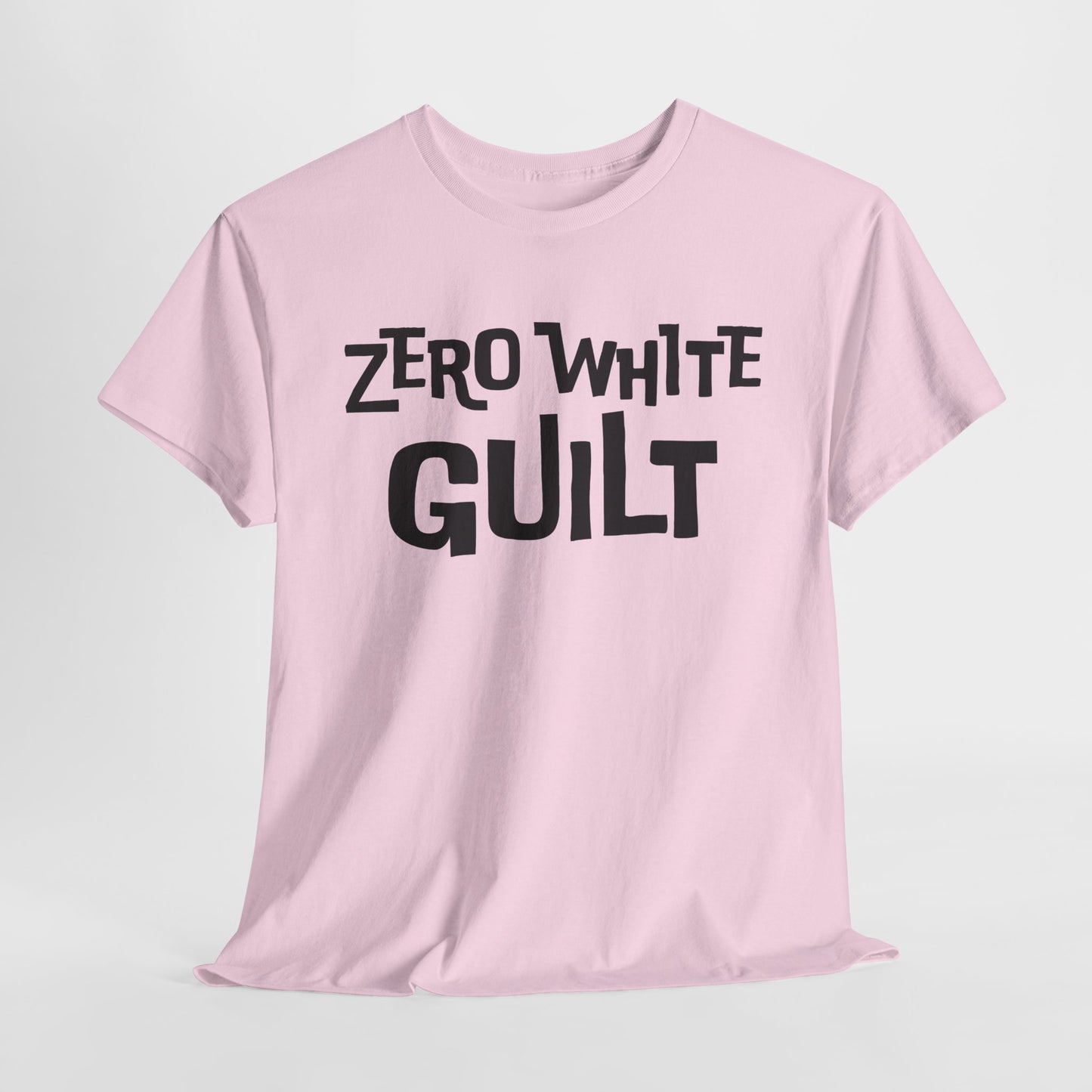 Zero White Guilt T-Shirt - Bold Stance Tee