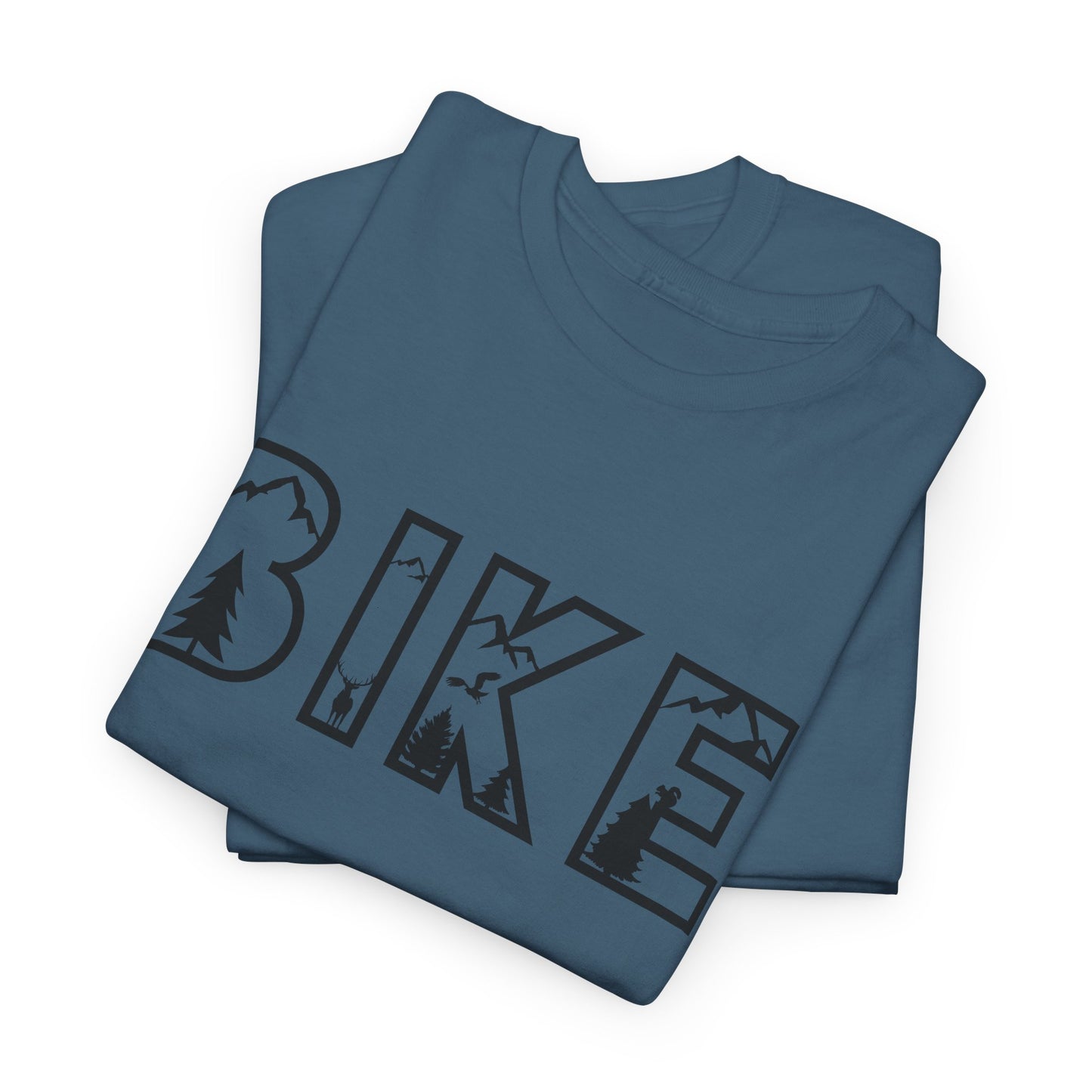 Bike Nature Font T-Shirt