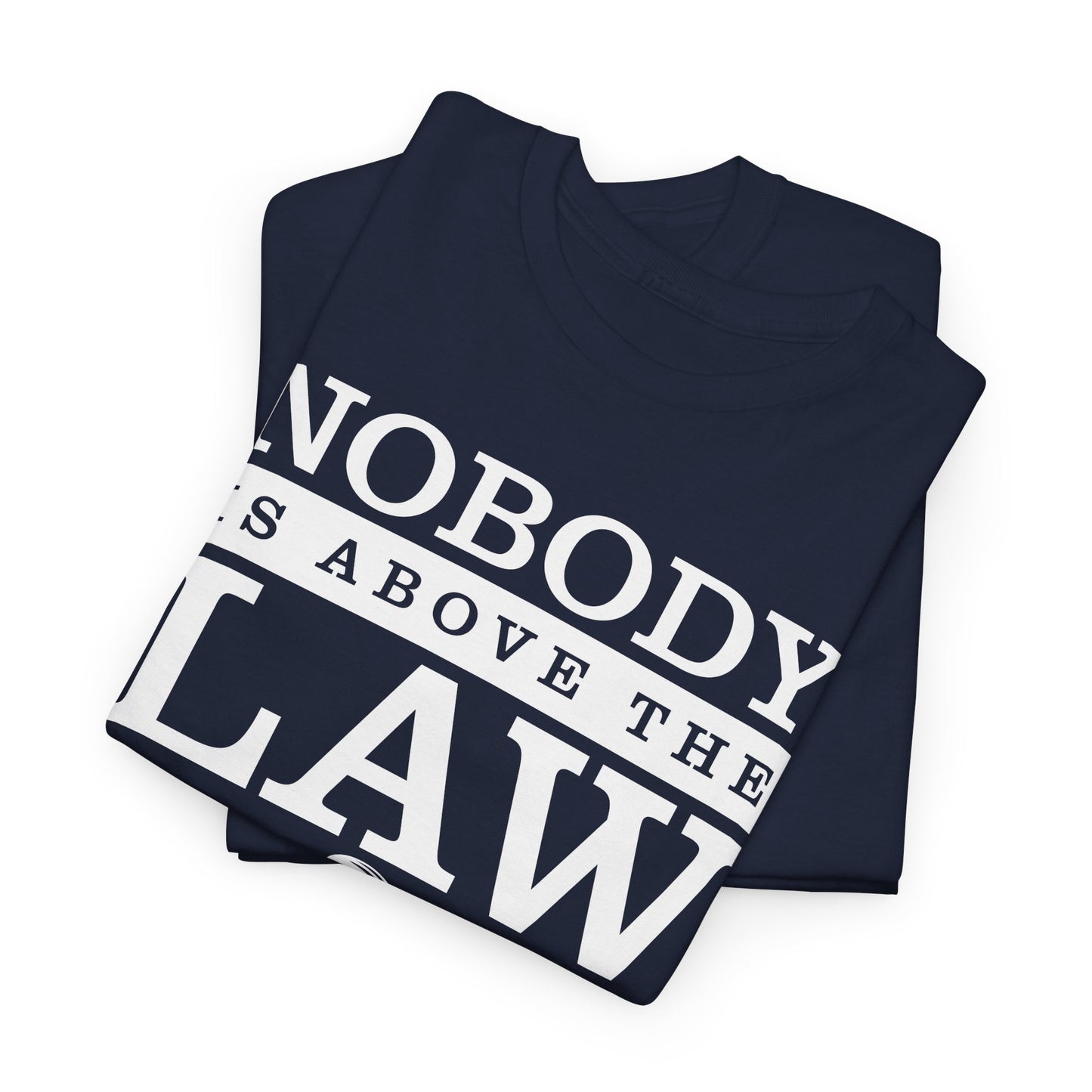 Nobody is Above the Law T-Shirt - Justice Graphic Tee