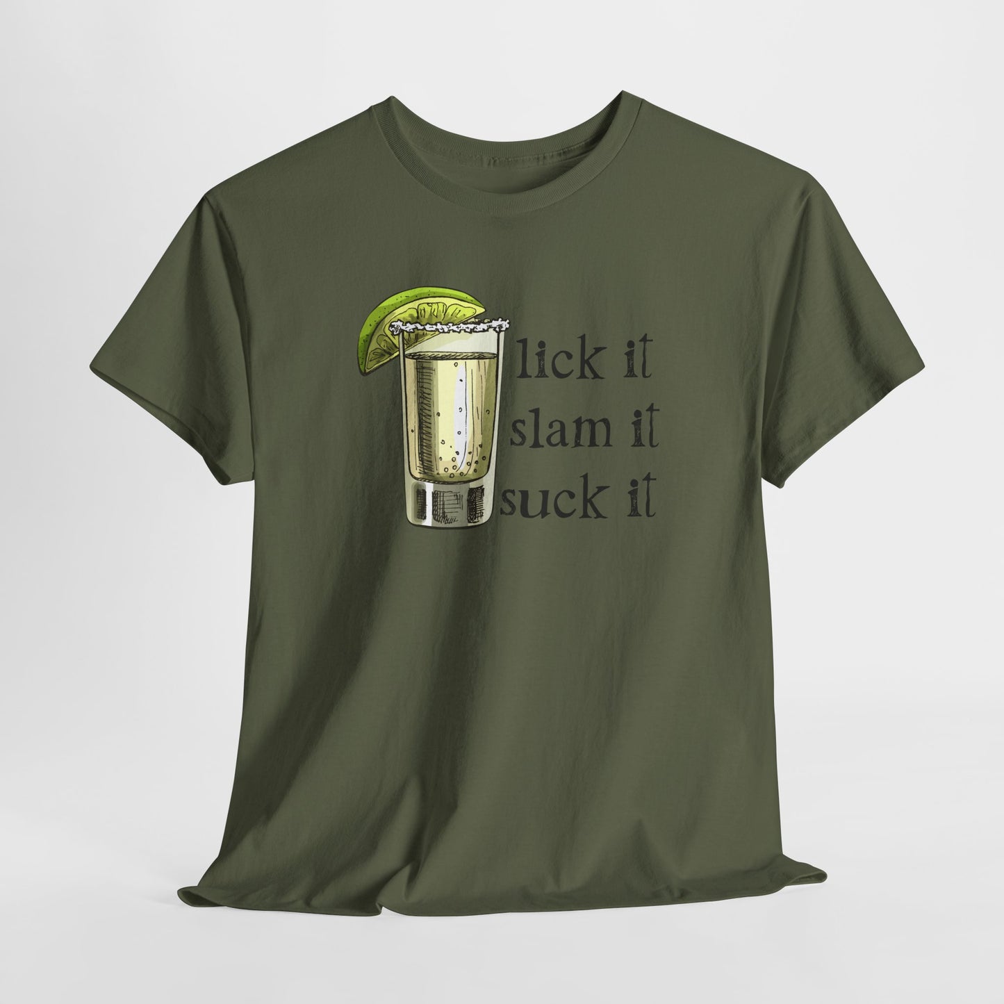 Lick It Slam It Tequila Shot Tee
