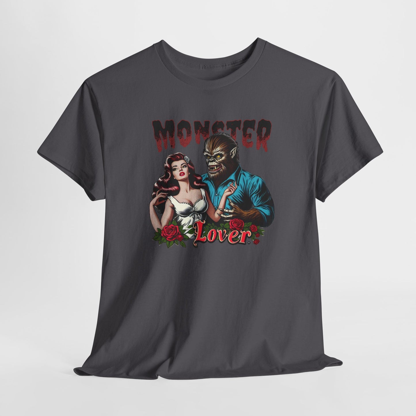 Monster Lover Werewolf T-Shirt - Halloween Graphic Tee