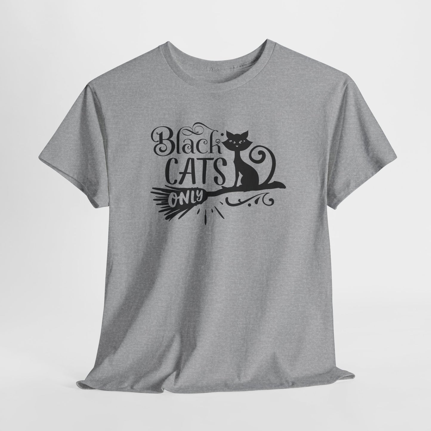 Black Cats Only T-Shirt - Witchy Feline Tee