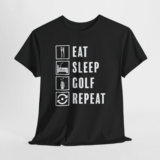 Eat Sleep Golf Repeat T-Shirt
