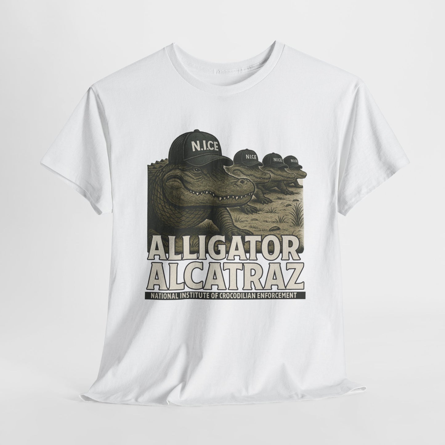 Alligator Alcatraz Crocodilian Enforcement T-Shirt