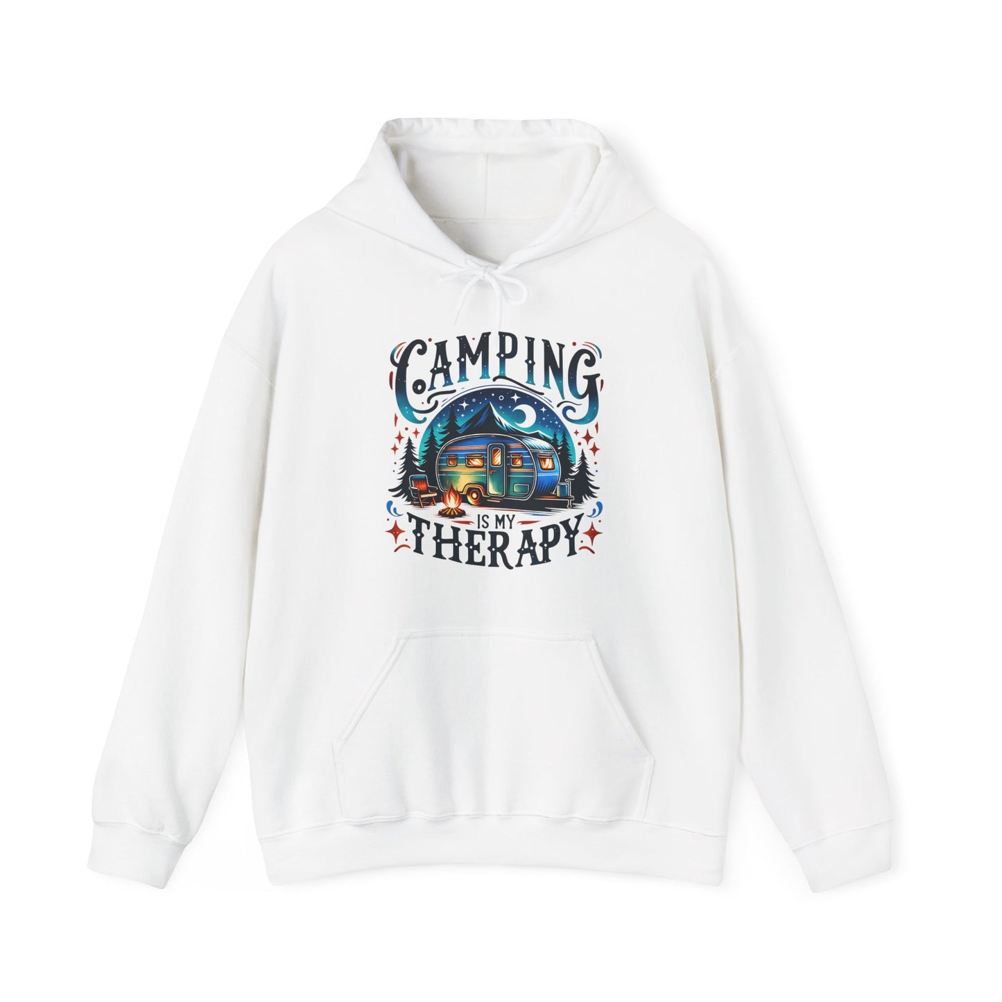 Camping Is My Therapy Hoodie