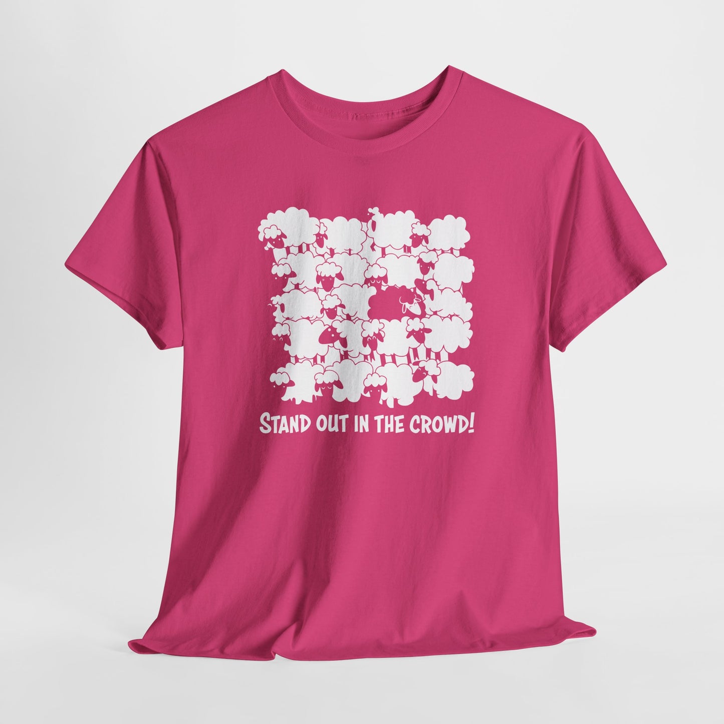 Stand Out in the Crowd Black Sheep T-Shirt - Sheeple Tee