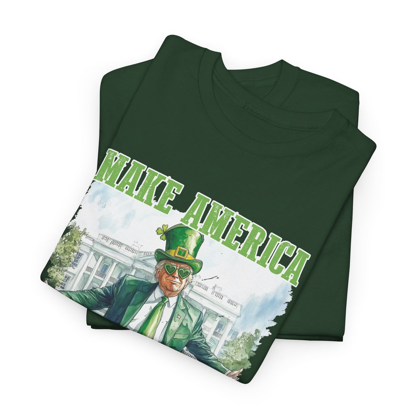 Make America Lucky Again T-Shirt - Trump St. Paddy's Design