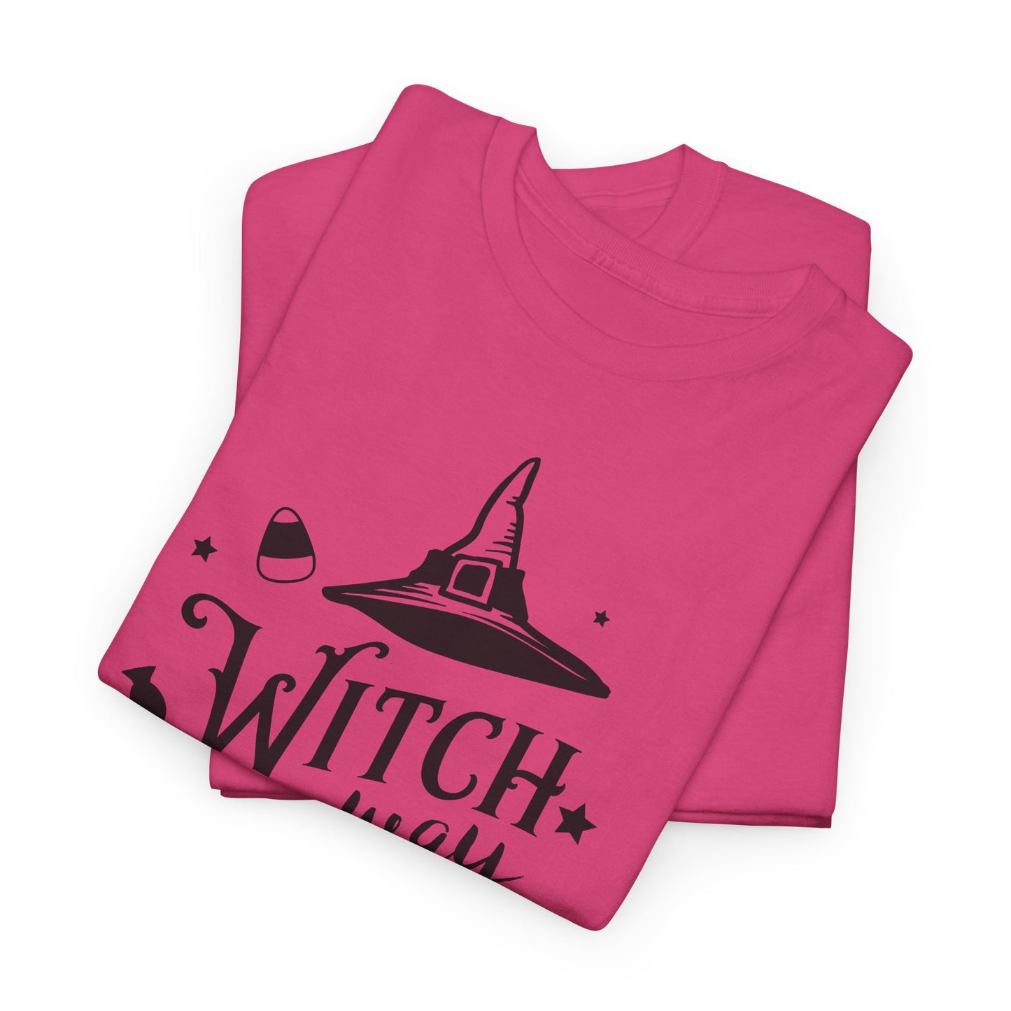 Witch Way to the Candy T-Shirt - Funny Halloween Tee