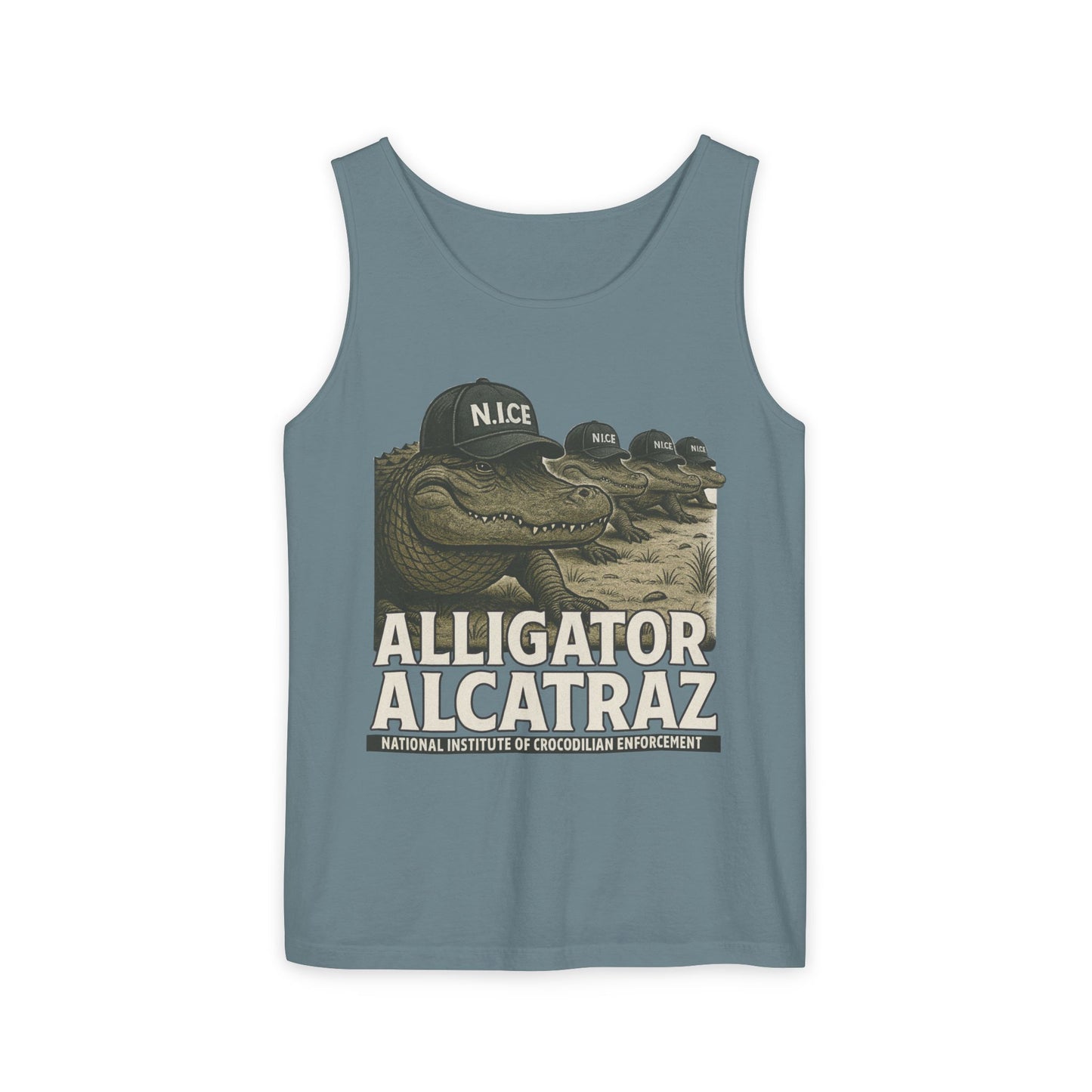 Alligator Alcatraz Political Tank Top
