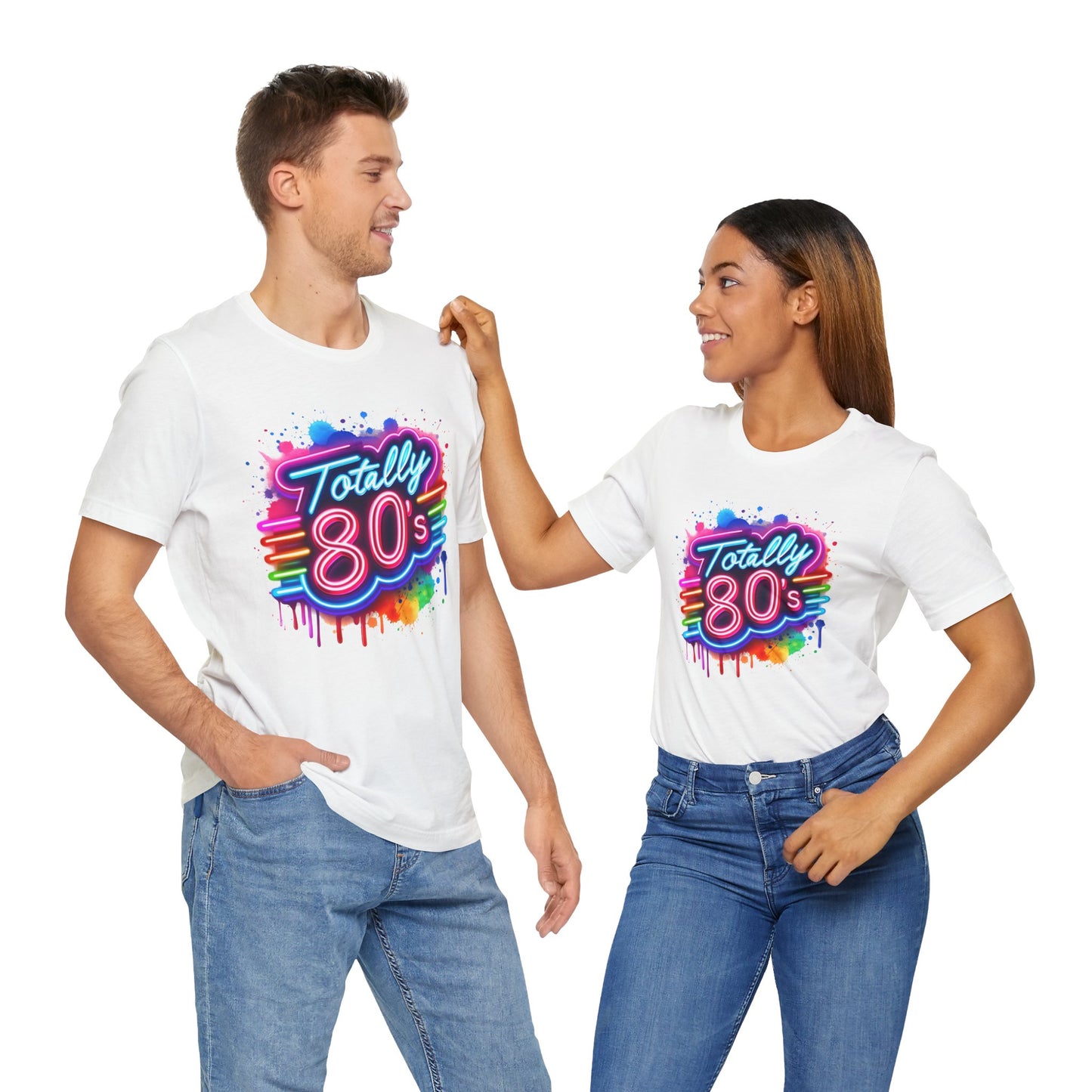 Totally 80s Neon Graphic T-Shirt
