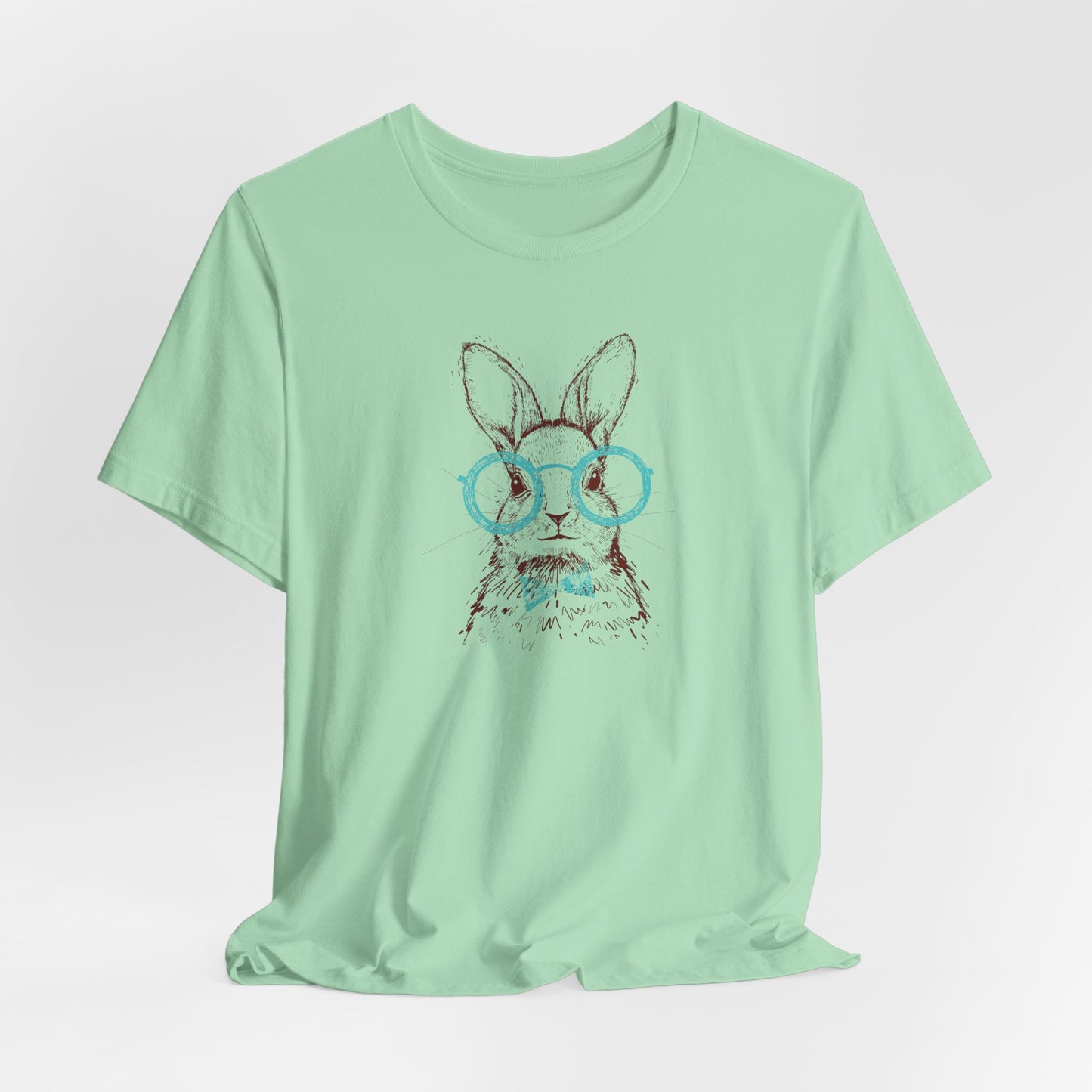 Hipster Bunny T-Shirt - Cool Easter Graphic Tee