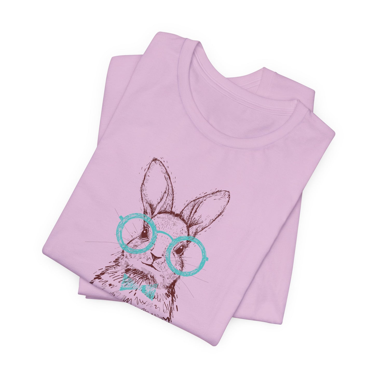 Hipster Bunny T-Shirt - Cool Easter Graphic Tee