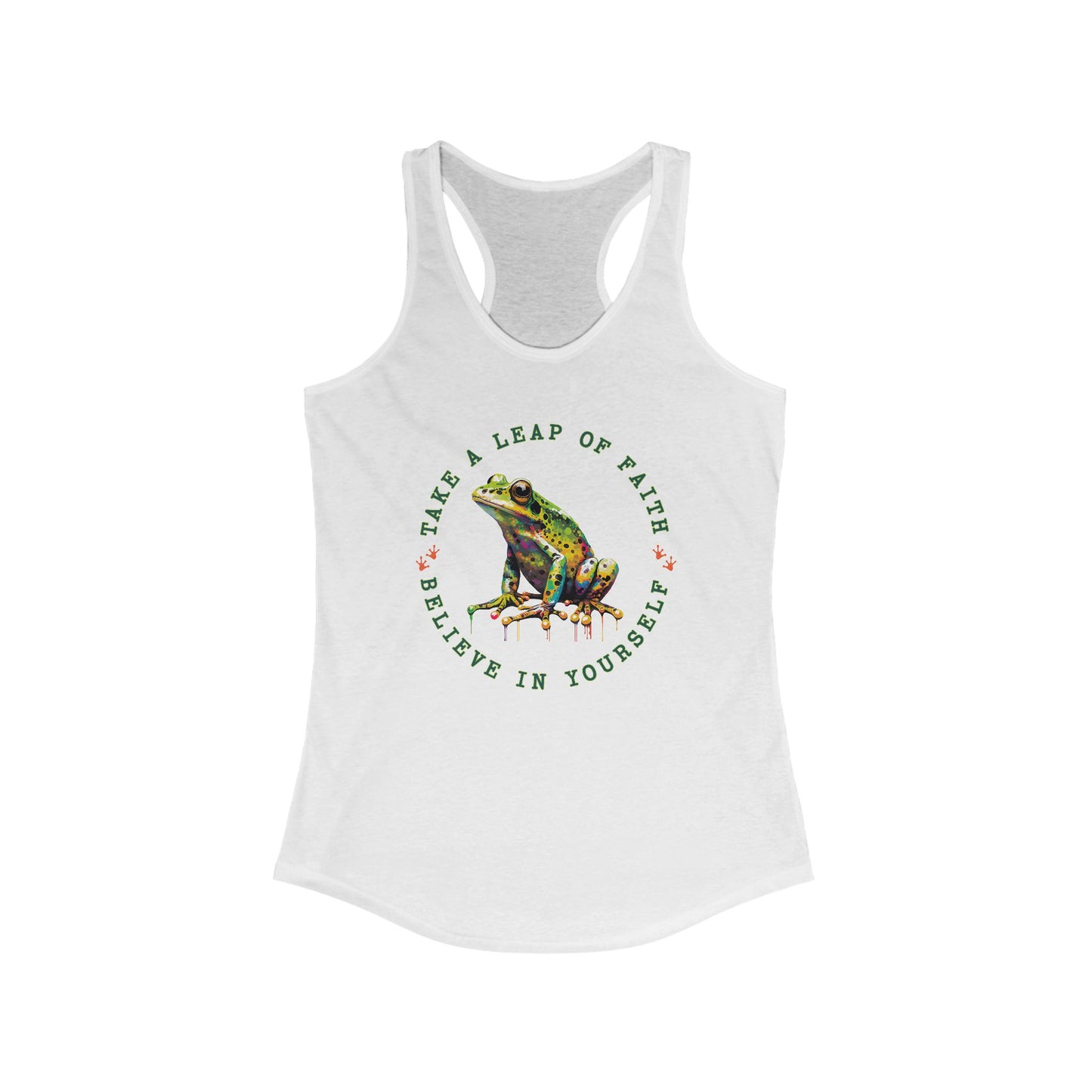 Leap of Faith Frog Tank Top - Motivational Tank