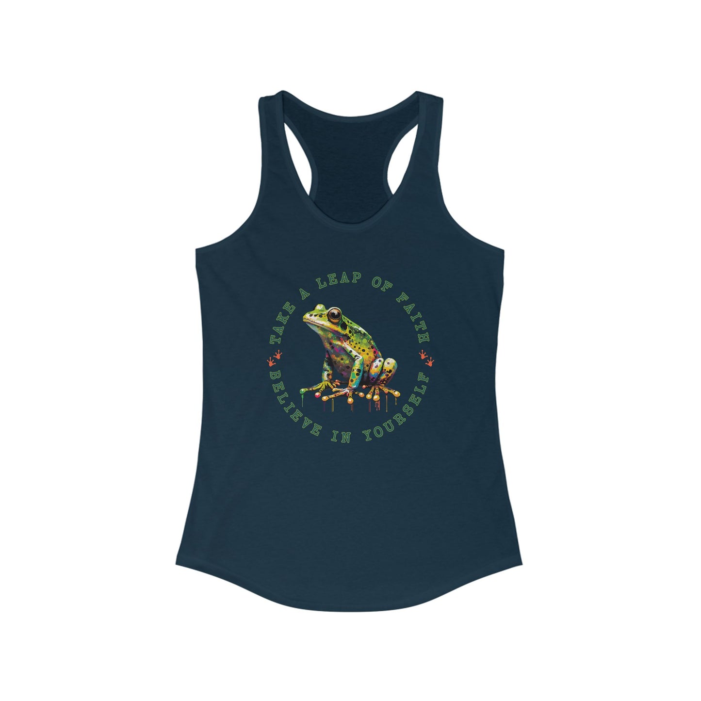 Leap of Faith Frog Tank Top - Motivational Tank