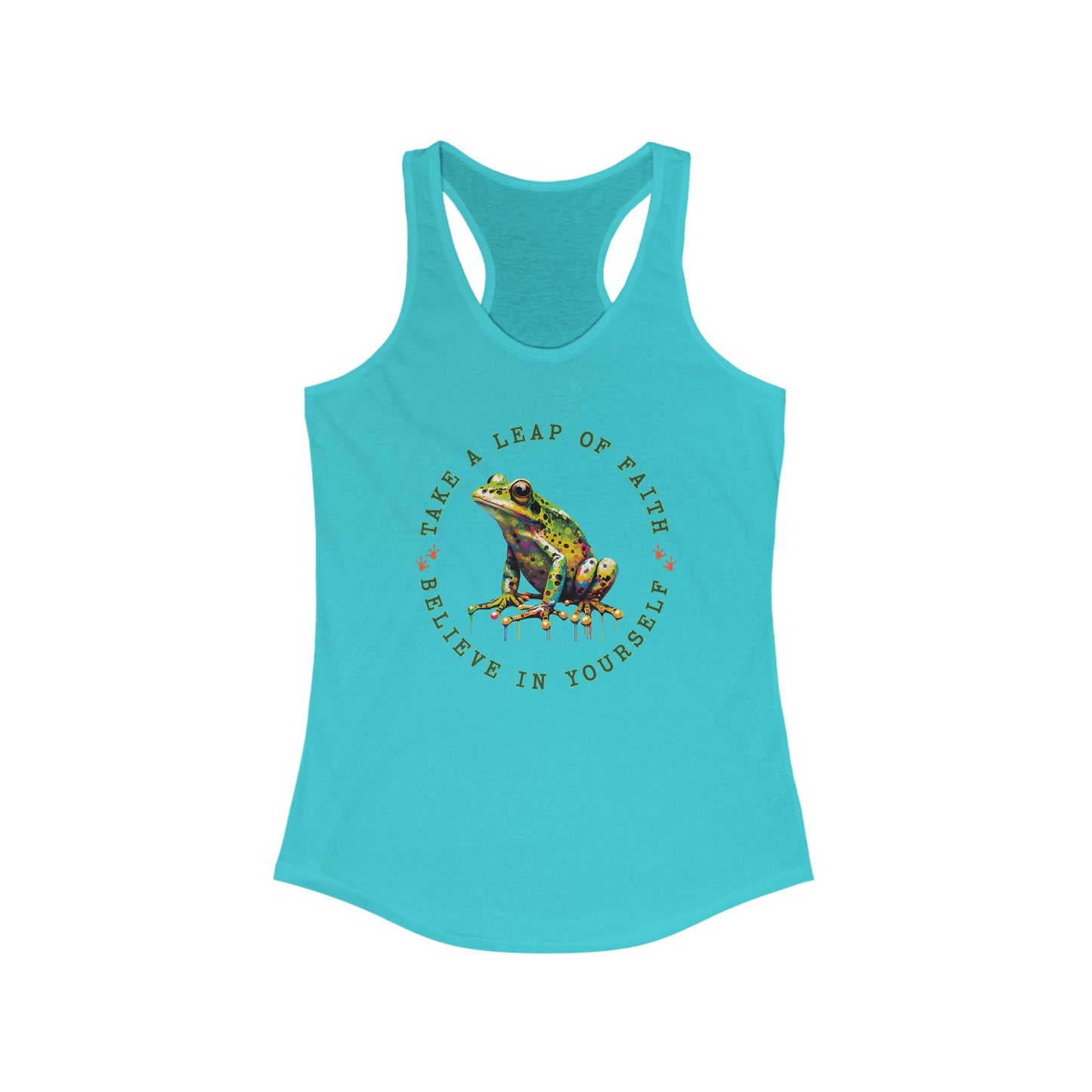 Leap of Faith Frog Tank Top - Motivational Tank