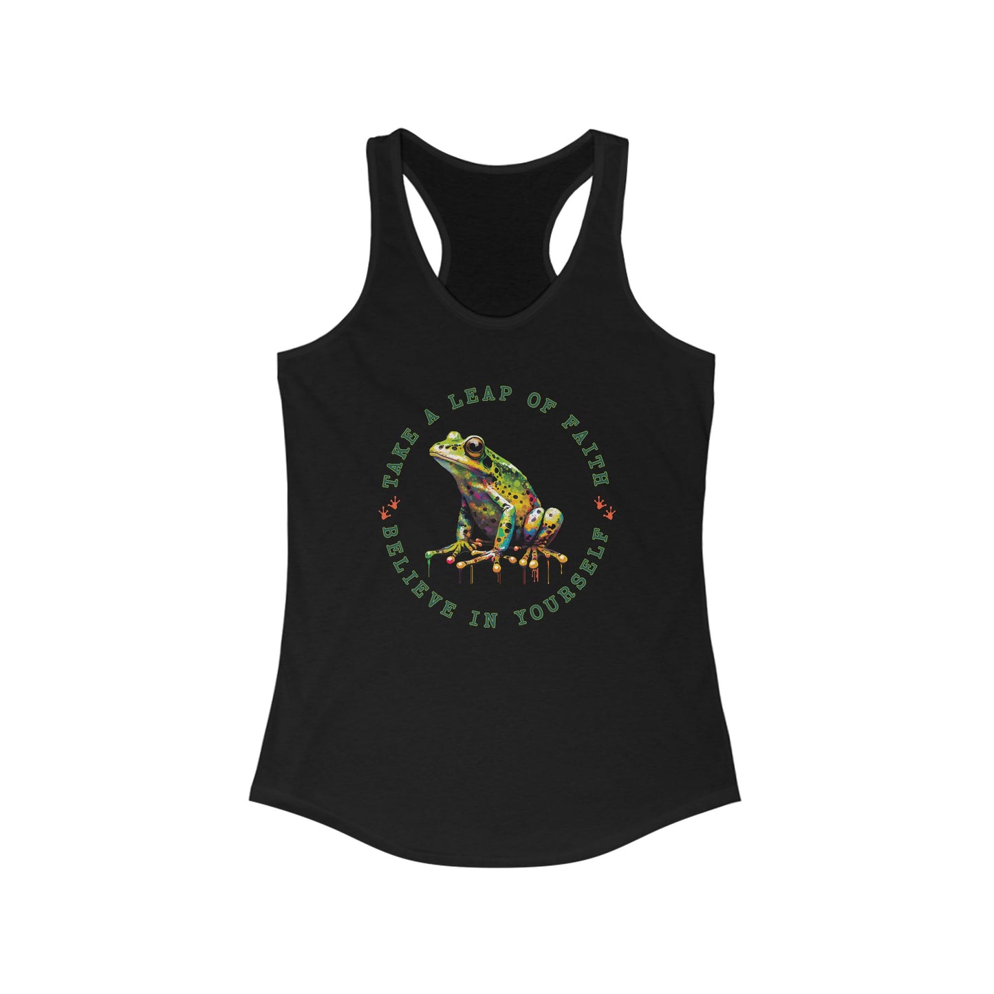 Leap of Faith Frog Tank Top - Motivational Tank