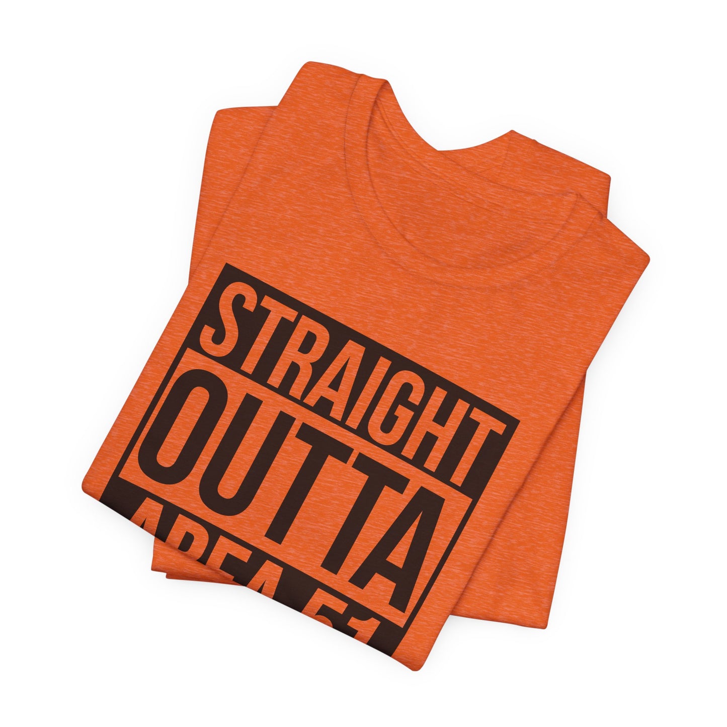 Straight Outta Area 51 T-Shirt - Alien Escape Design
