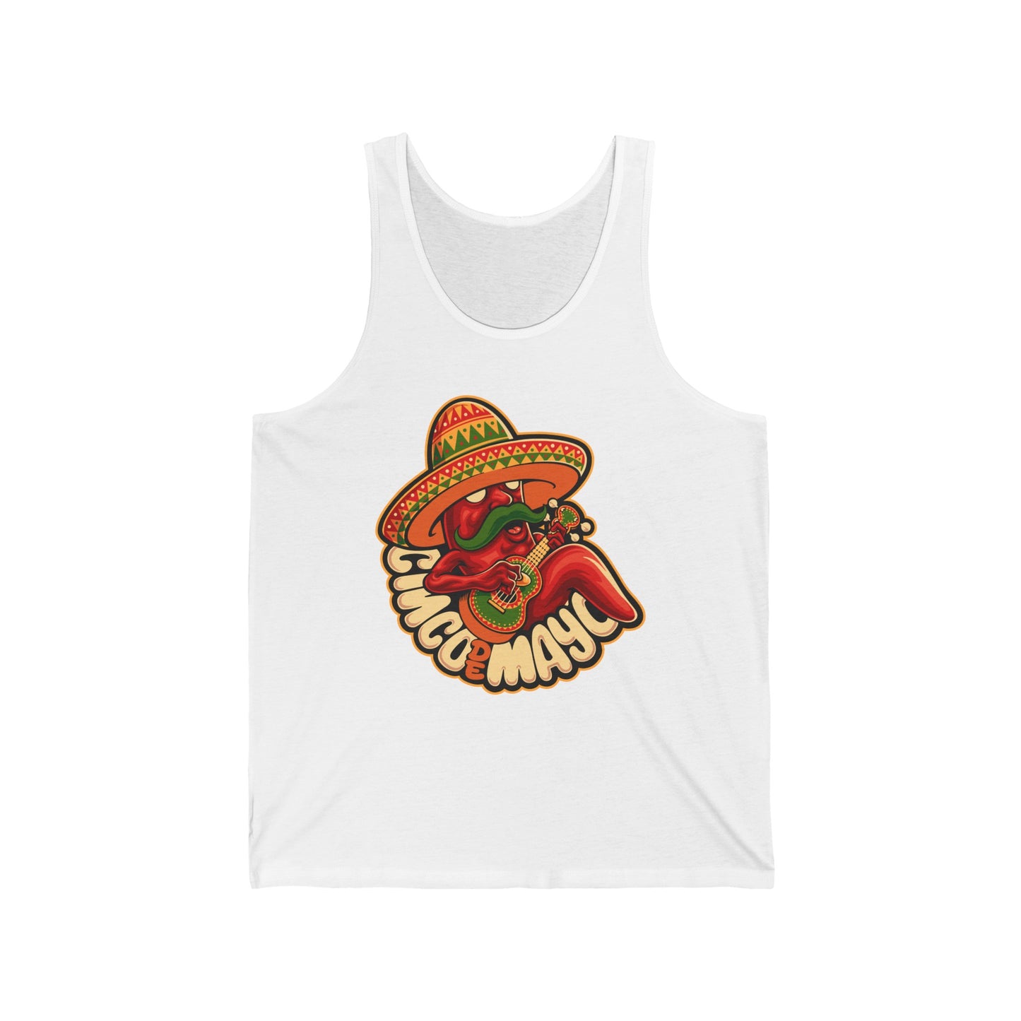 Cinco de Mayo Chili Sombrero Tank Top