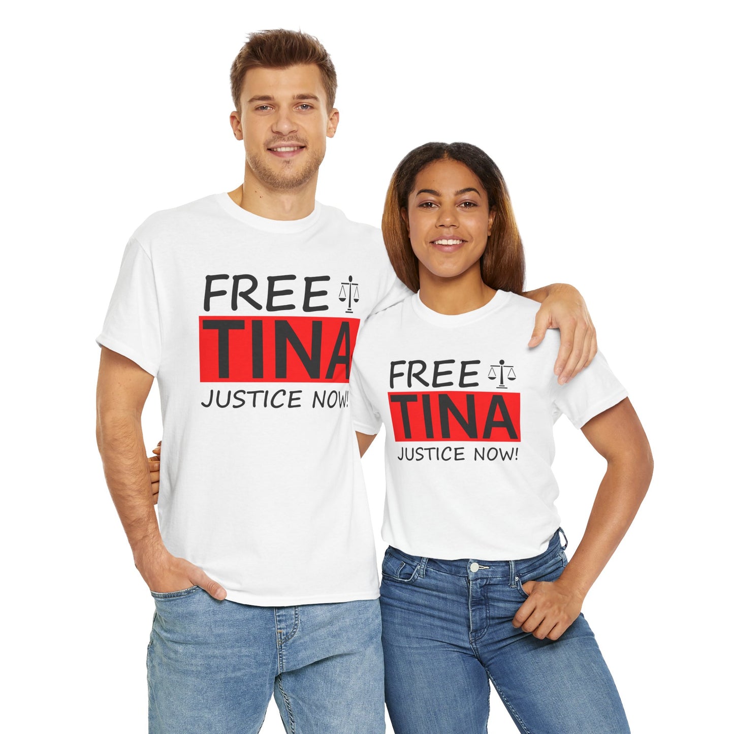 Free Tina Justice Now T-Shirt