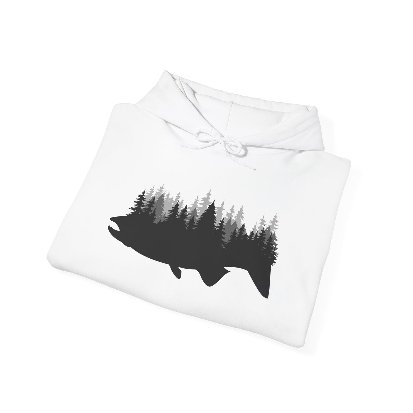 Forest Fish Silhouette Hoodie