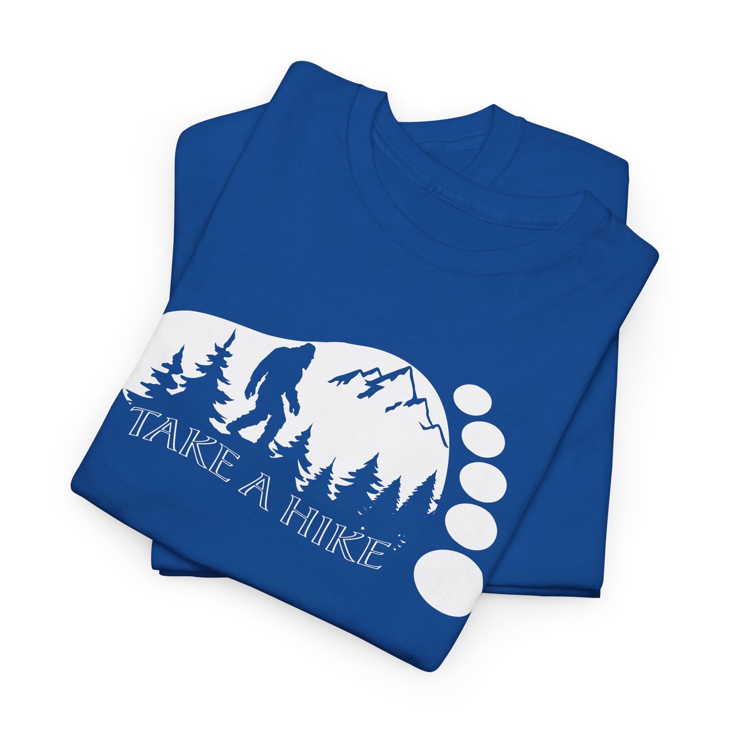 Bigfoot Hiking T-Shirt - Outdoor Adventure Graphic