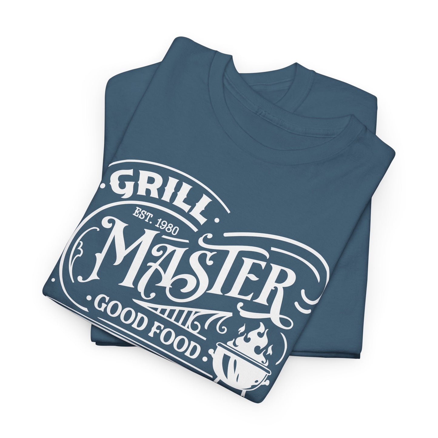 Grill Master BBQ T-Shirt - Food & Brews Graphic