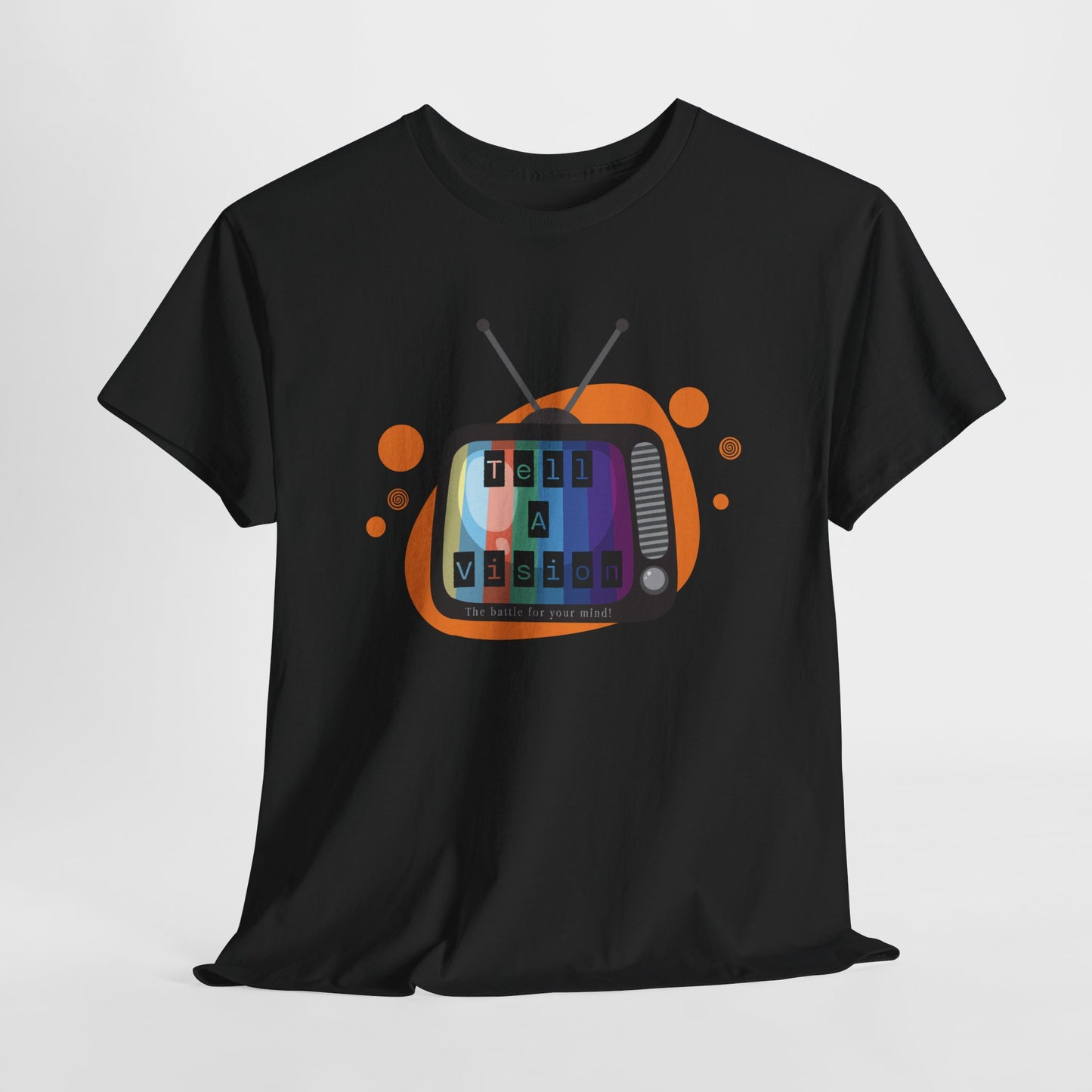 Tell A Vision T-Shirt - TV Mind Battle Graphic Tee