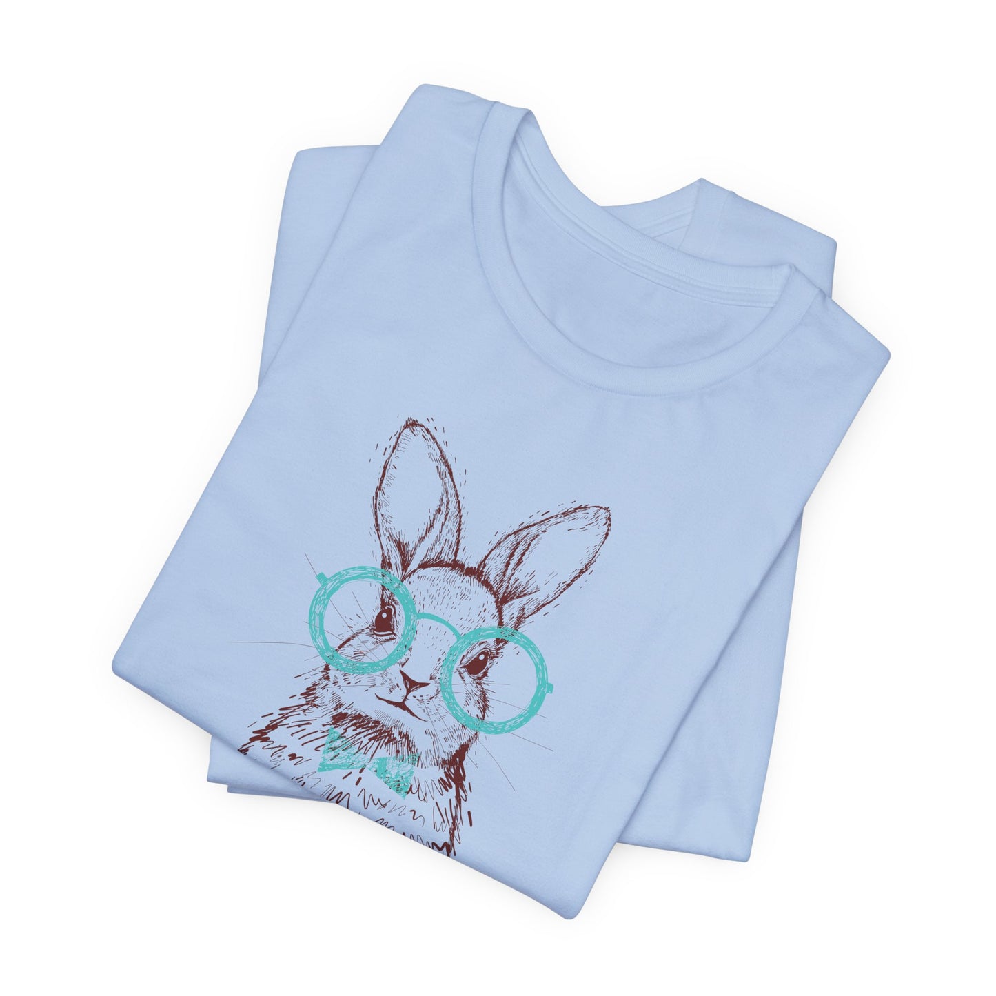 Hipster Bunny T-Shirt - Cool Easter Graphic Tee
