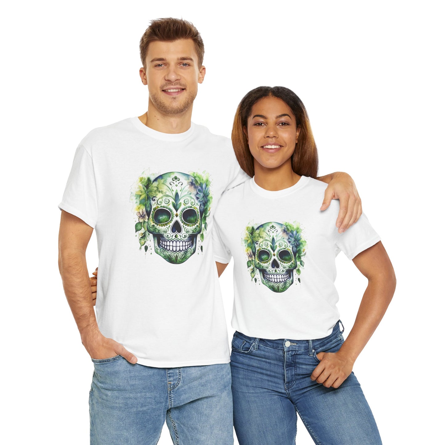 Sugar Skull T-Shirt - Day of the Dead Graphic Tee