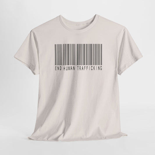 End Human Trafficking Barcode T-Shirt