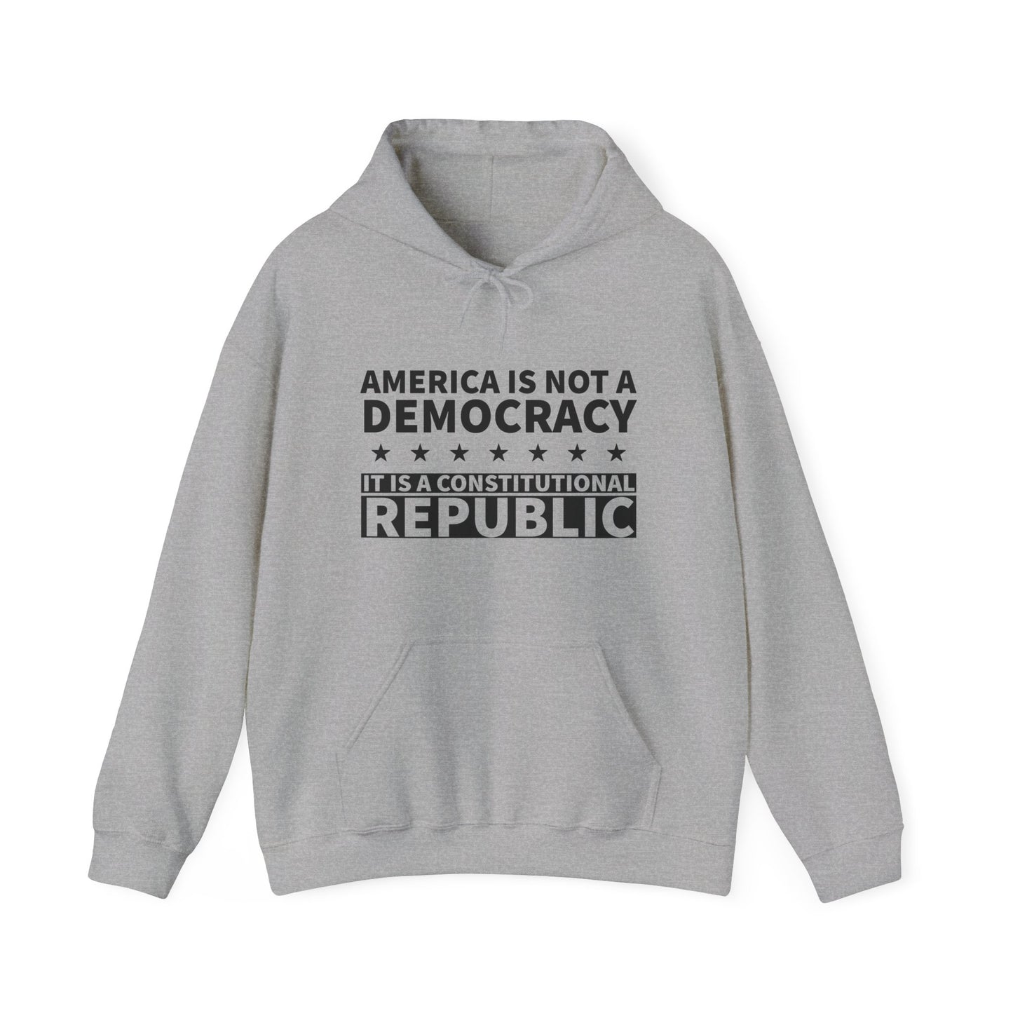 America Constitutional Republic Statement Hoodie