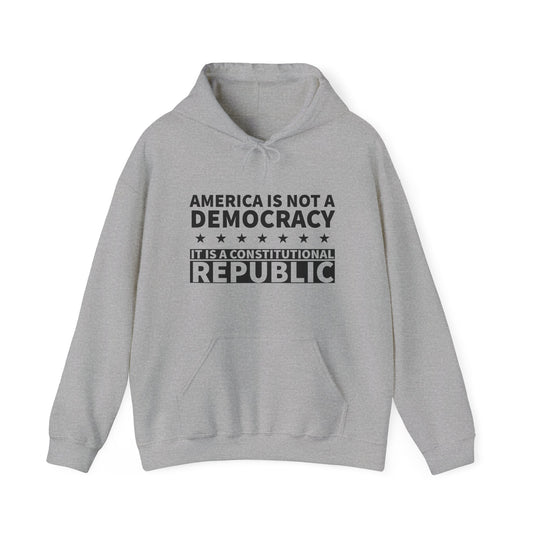 America Constitutional Republic Statement Hoodie
