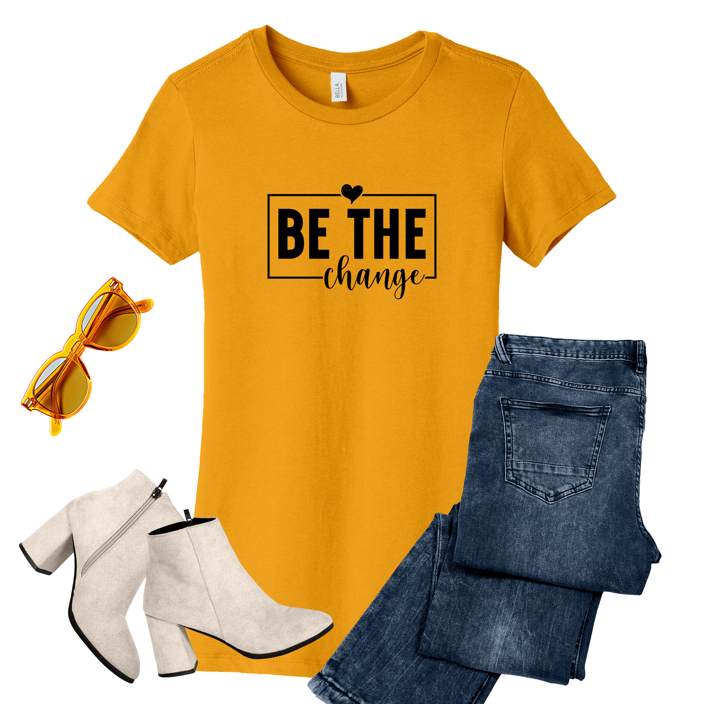 Be The Change T-Shirt - Inspirational Tee