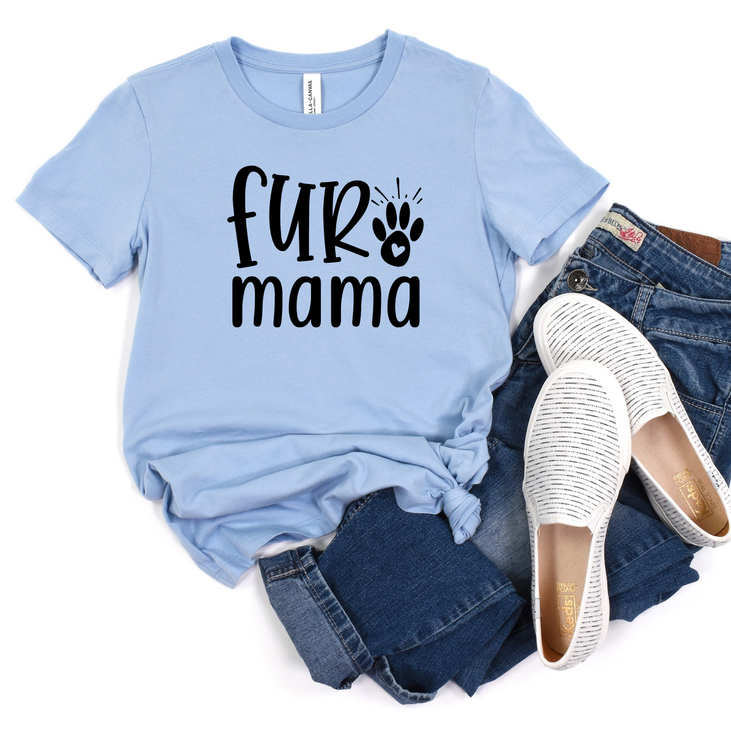 Fur Mama Tee - Cute Pet Lover Gear