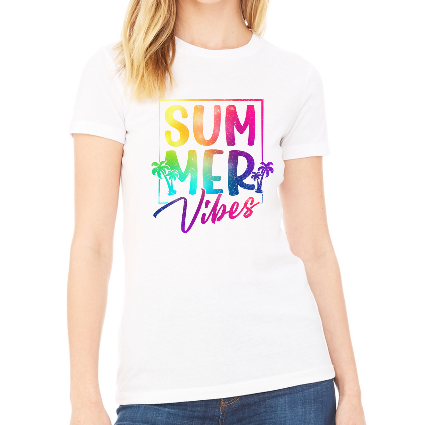 Summer Vibes Colorful T-Shirt