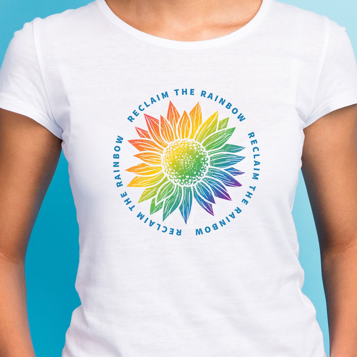 Reclaim The Rainbow Sunflower T-Shirt