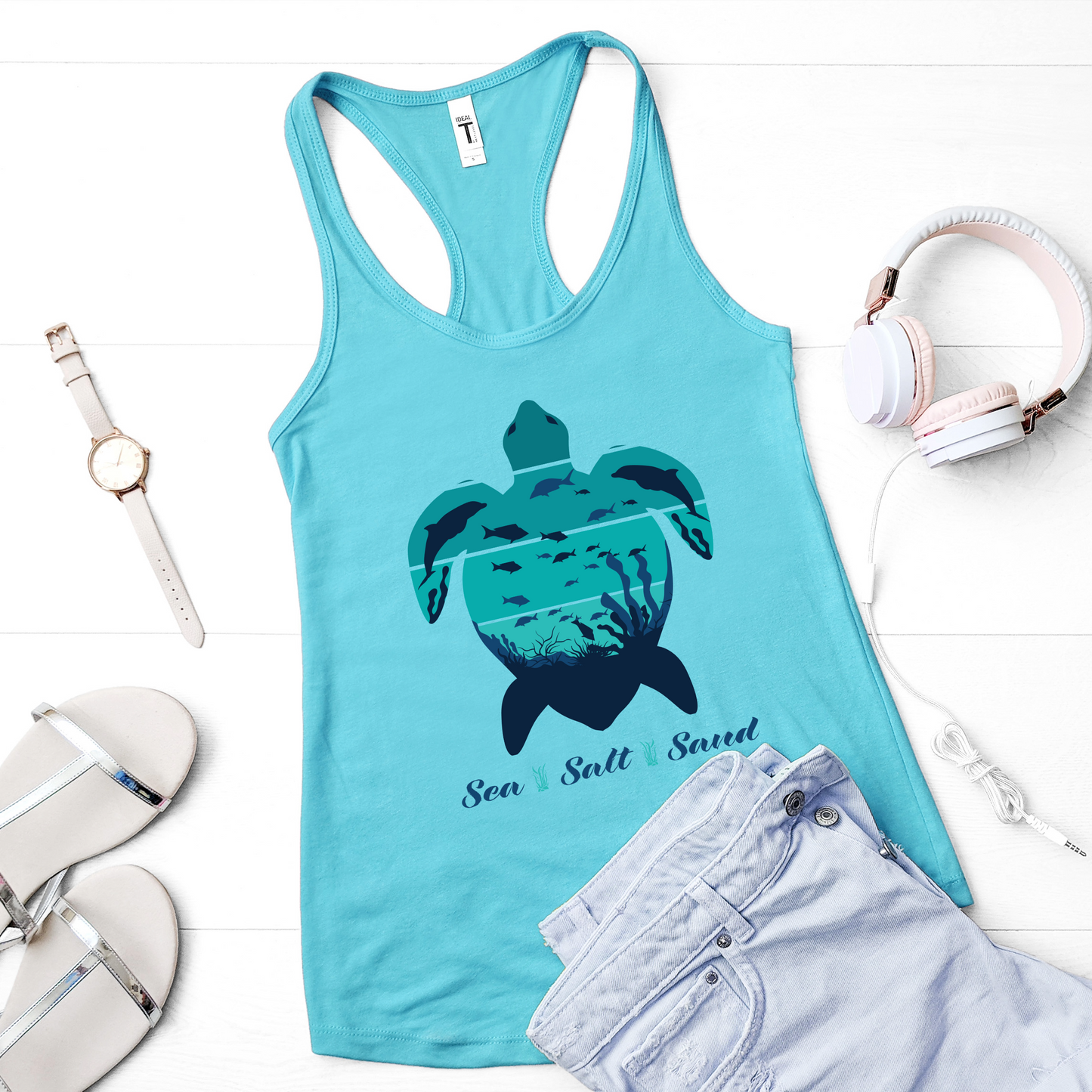 Sea Salt Sand Tank Top - Beach Vibe Tank