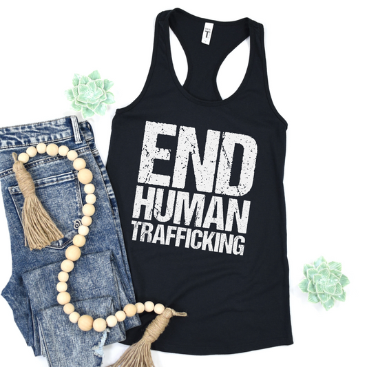 End Human Trafficking Tank Top - Trafficking Awareness Tee