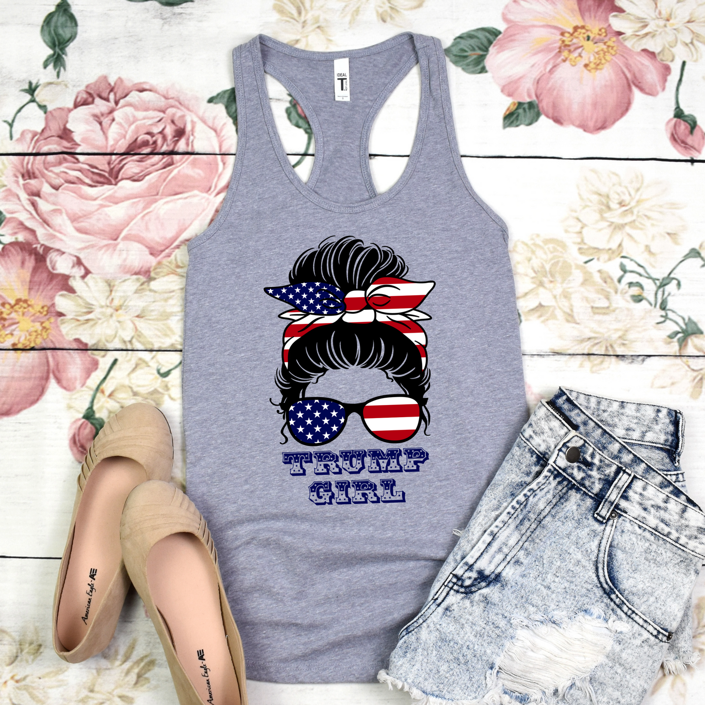 Trump Girl Tank Top - Patriotic Bold Look