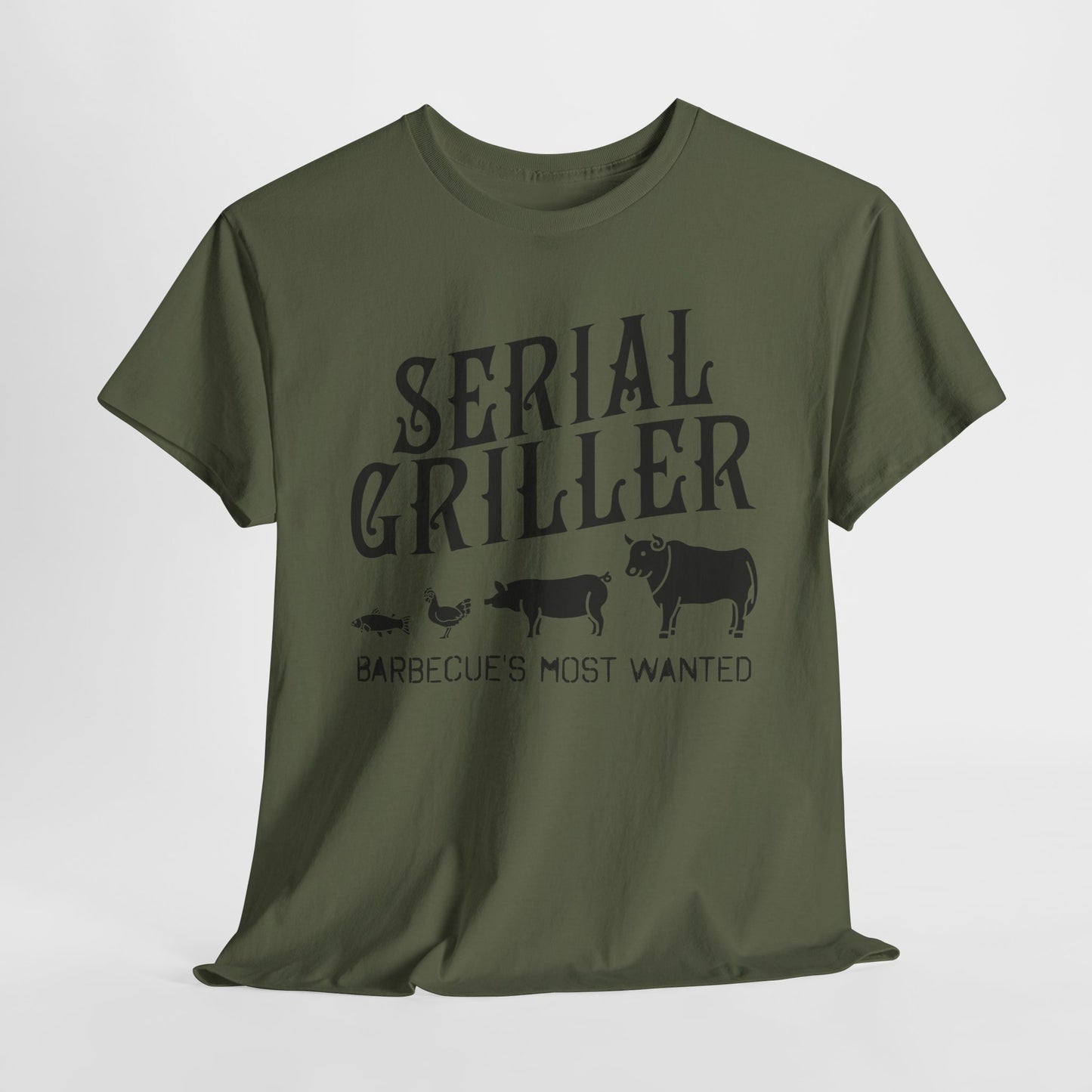 Serial Griller BBQ T-Shirt - USA Made