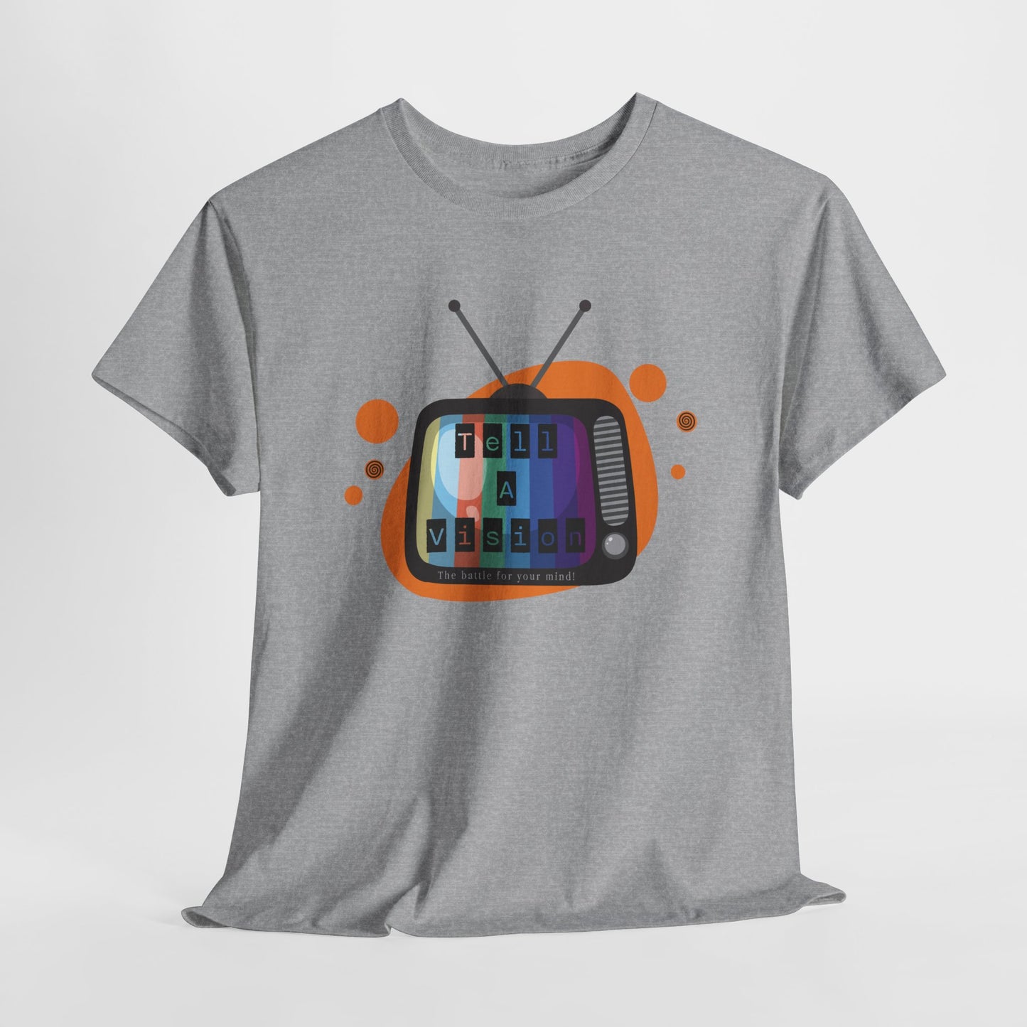 Tell A Vision T-Shirt - TV Mind Battle Graphic Tee