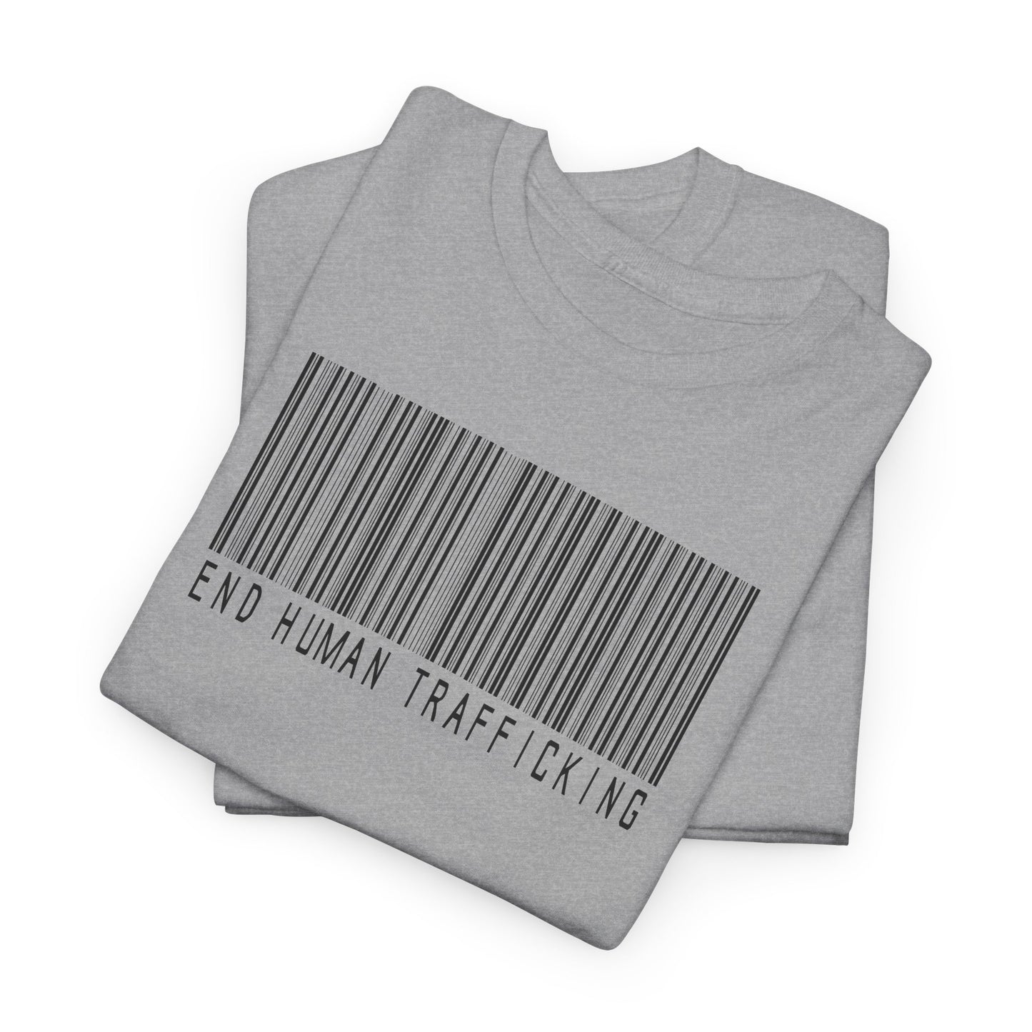 End Human Trafficking Barcode T-Shirt