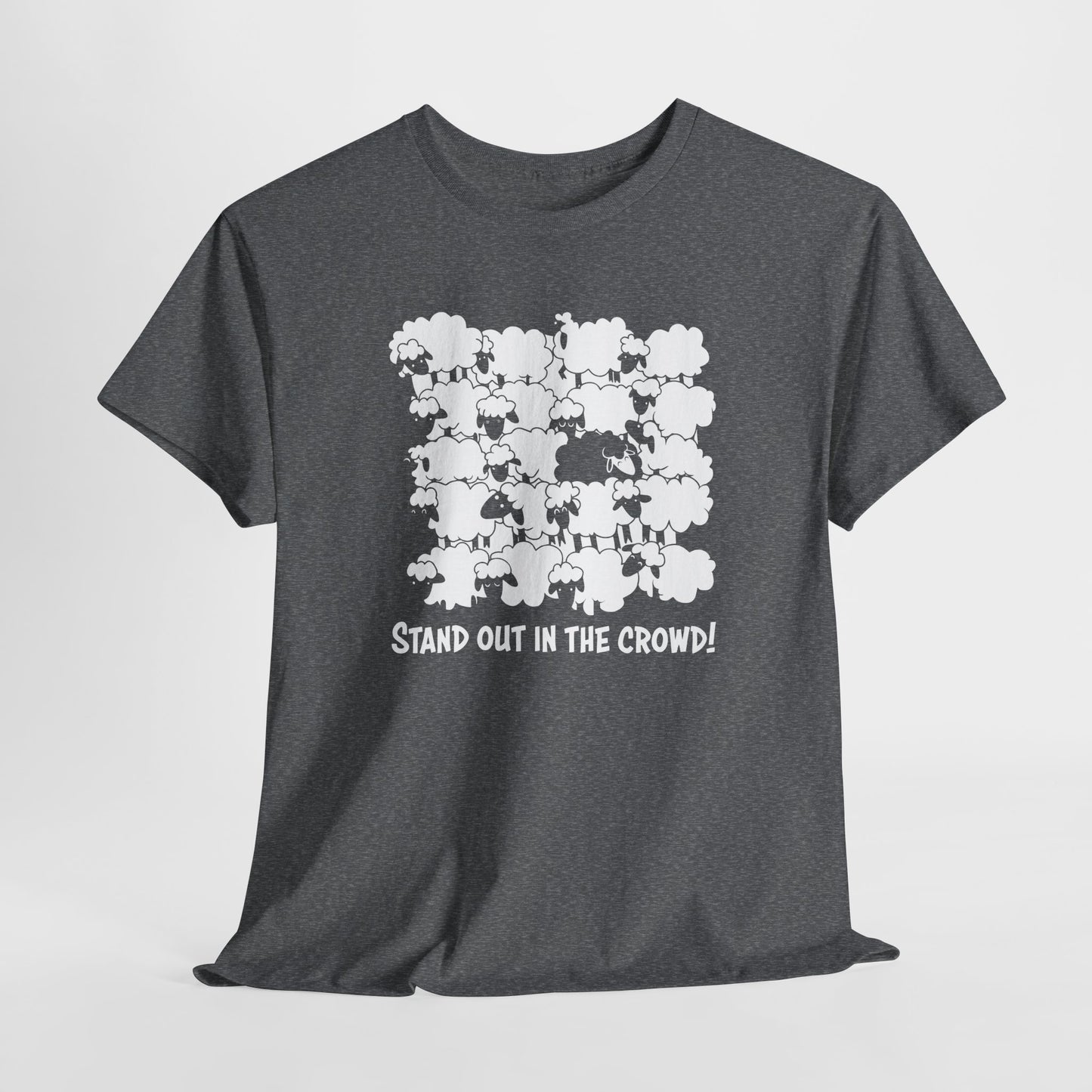 Stand Out in the Crowd Black Sheep T-Shirt - Sheeple Tee