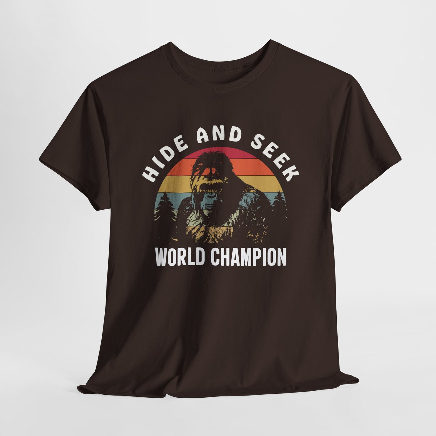 Hide and Seek Champion T-Shirt - Bigfoot Graphic