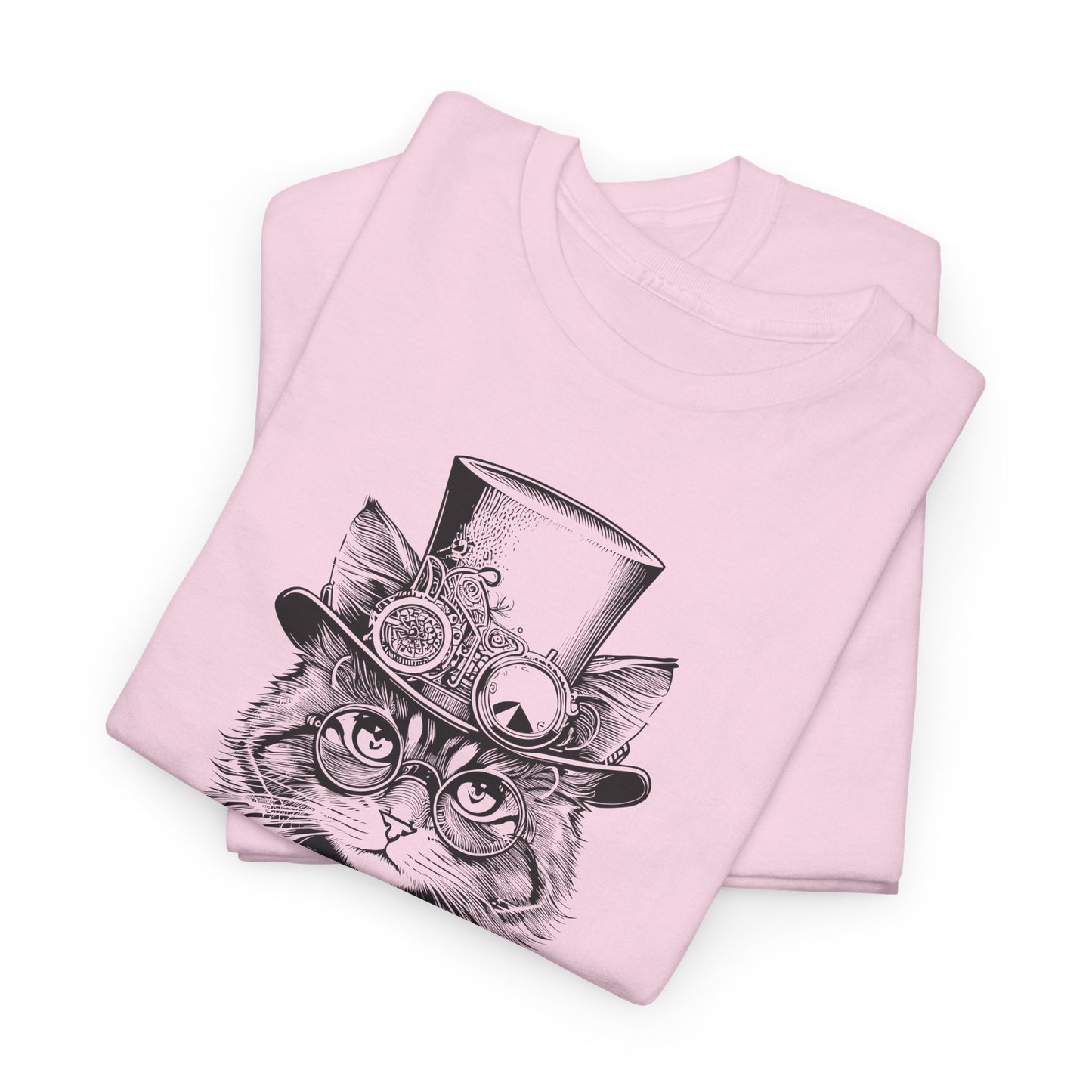 Steampunk Lady Cat T-Shirt - Victorian Tee