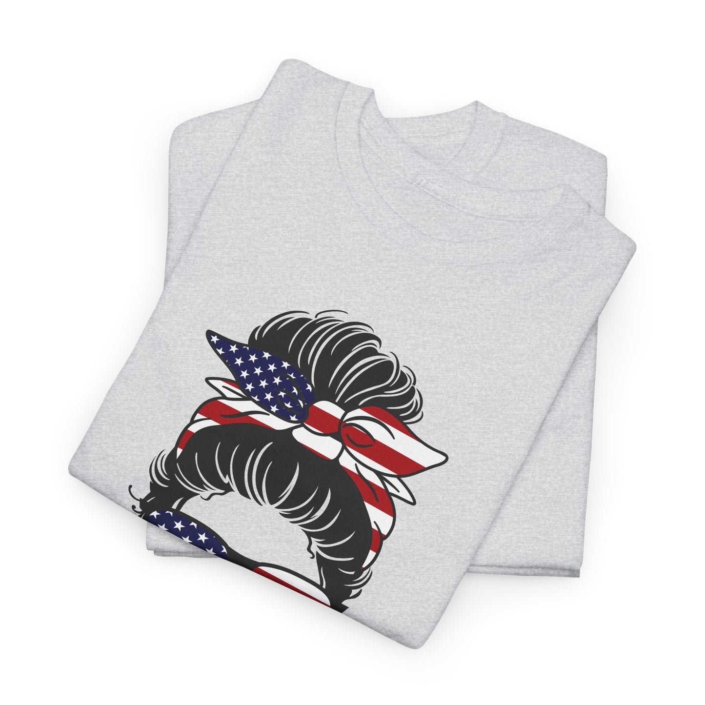 America First Patriotic Mom T-Shirt