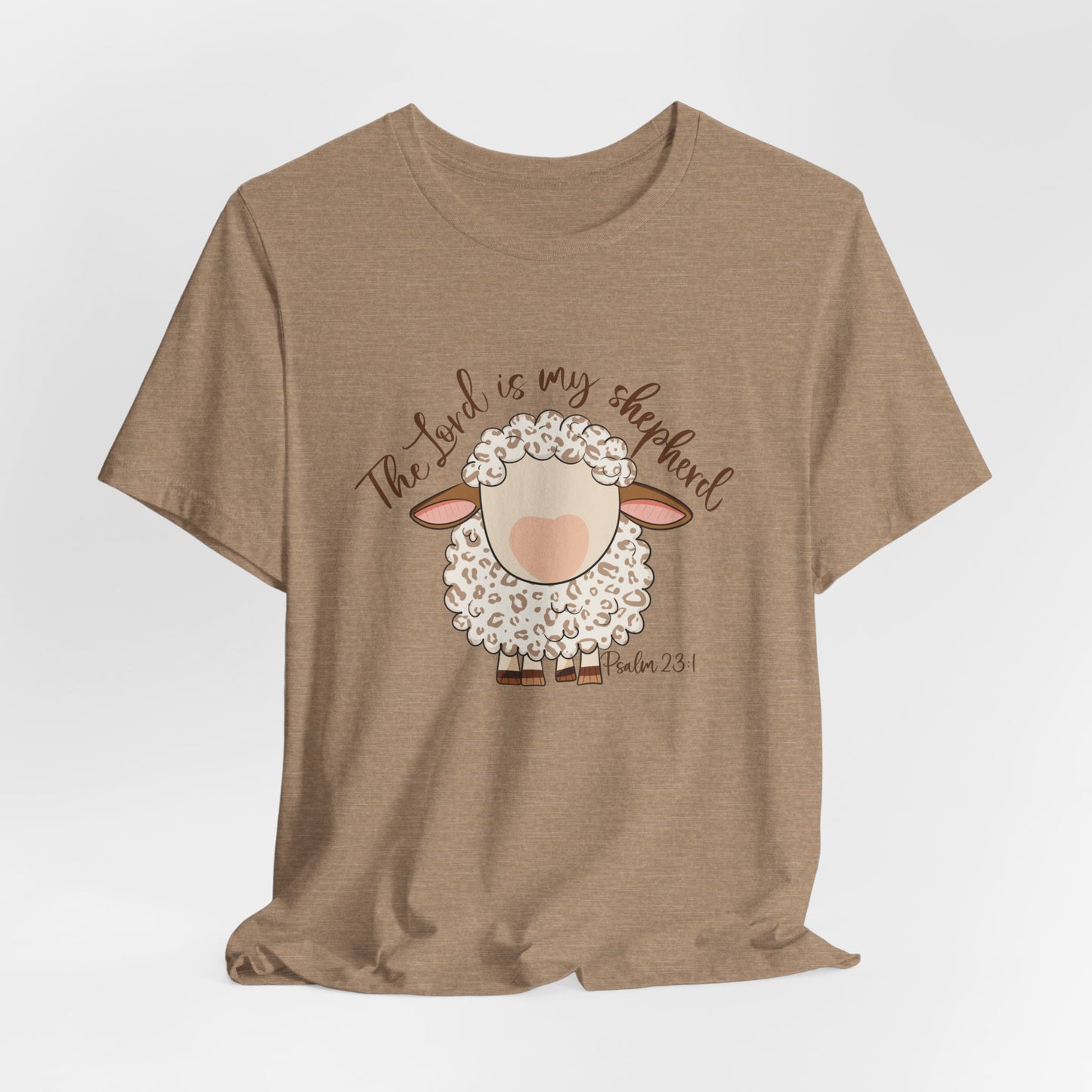 Cute Christian Sheep Tee - "The Lord is My Shepherd" T-Shirt