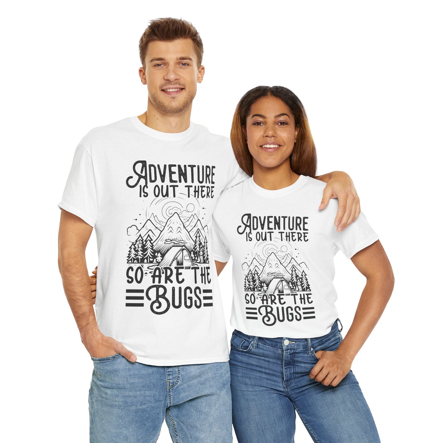 Adventure and Bugs Funny Camping T-Shirt