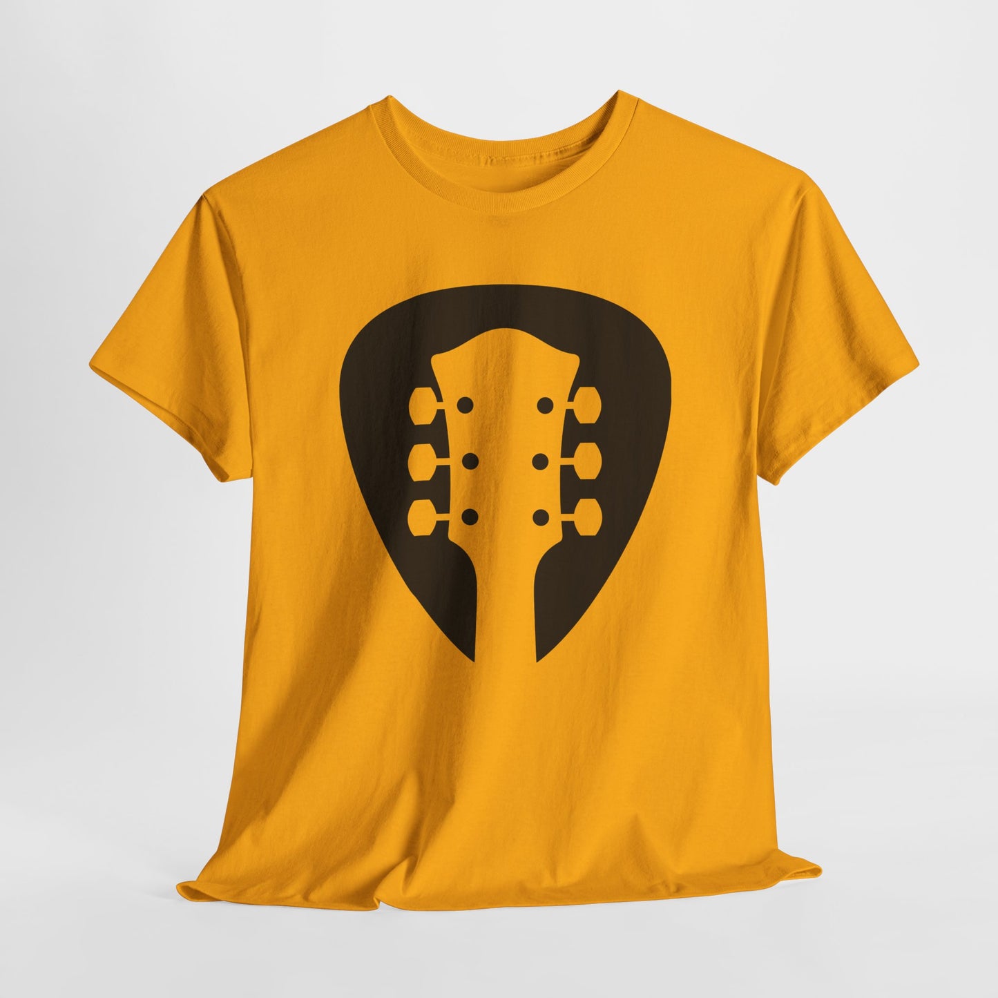 Guitar Pick Headstock T-Shirt - Music Design