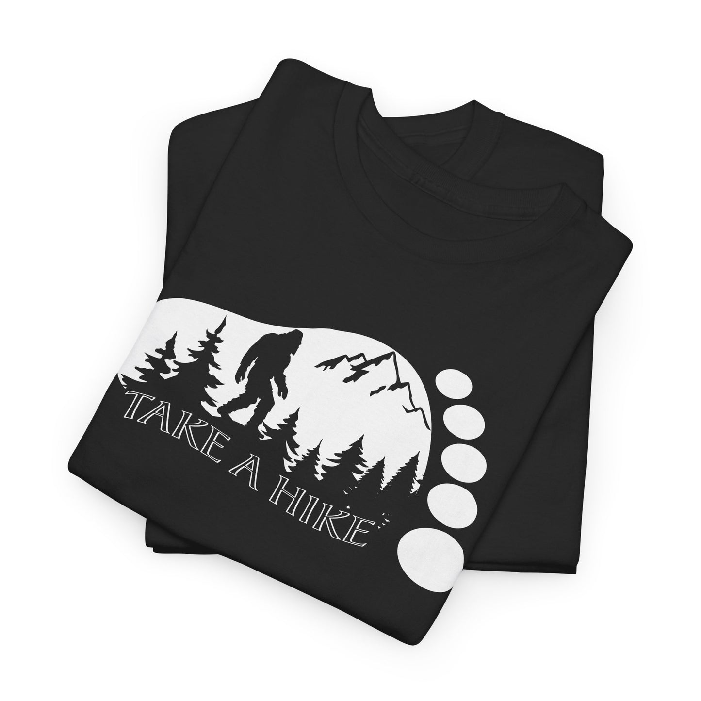 Bigfoot Hiking T-Shirt - Outdoor Adventure Graphic